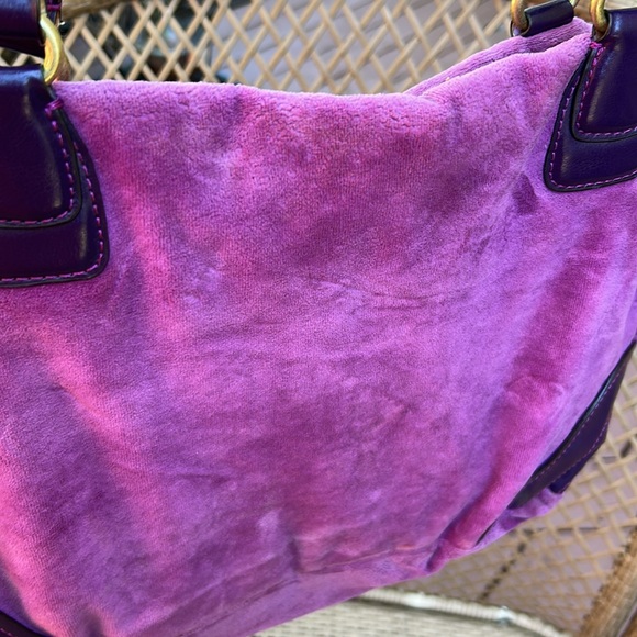 Y2K..Juicy Couture Purple Shoulder Bag with Gold Hardware🥳🥳❌❌ - Picture 8 of 11